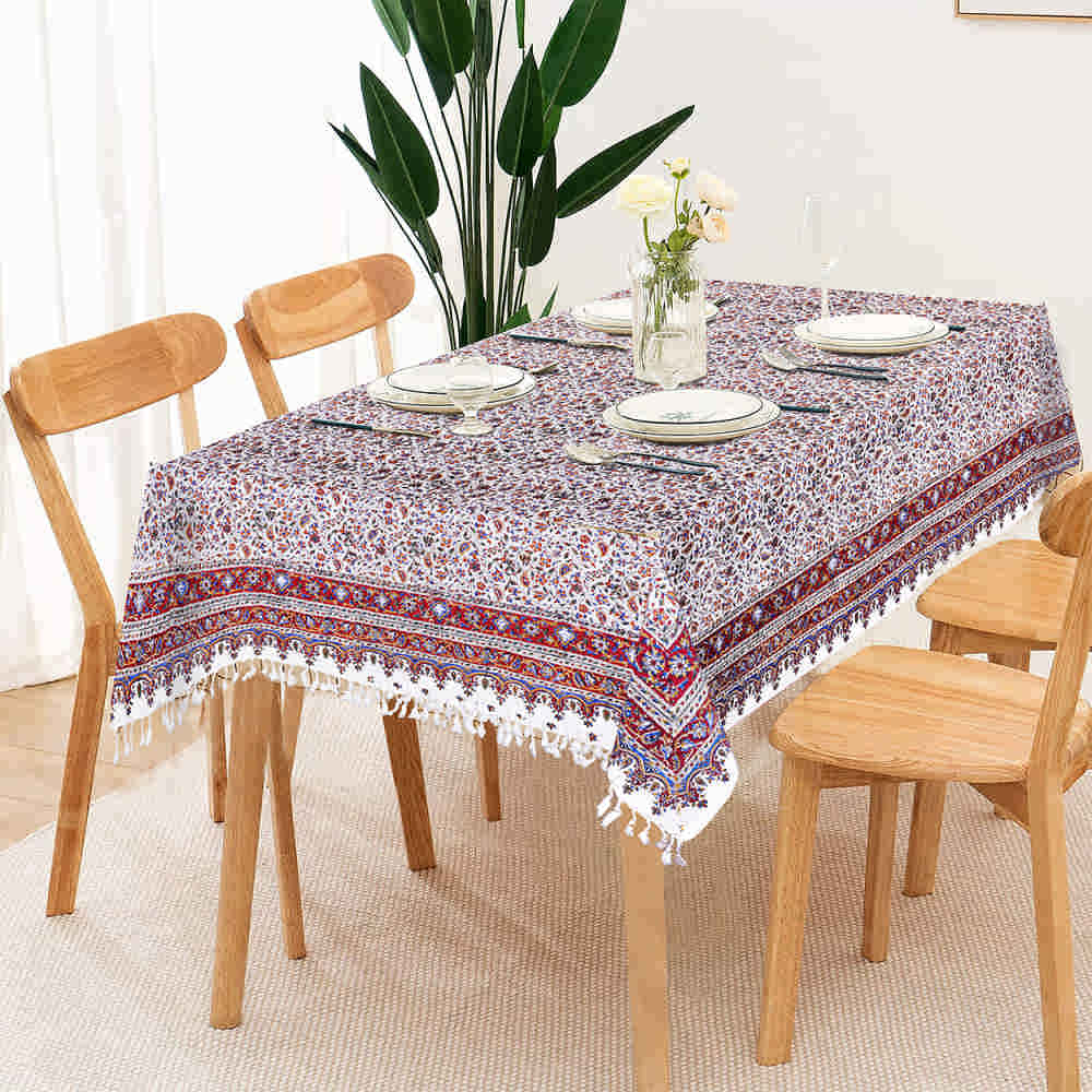 Price and Buy Iranian Tablecloth: Isfahan’s Traditional Kalamkari Block Print Artemis - Image 4