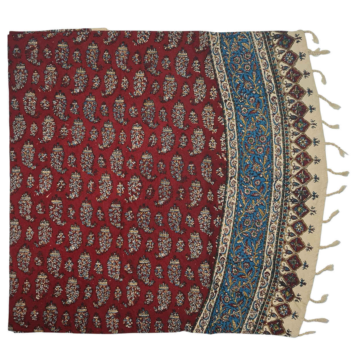 Price and Buy Iranian Tablecloth: Isfahan’s Traditional Kalamkari Block Print Artmis