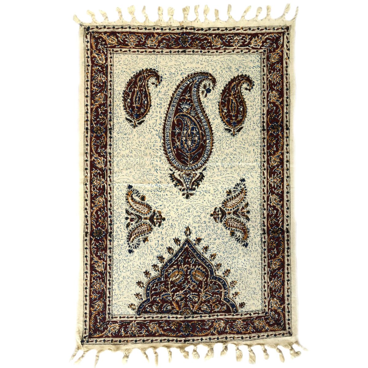 Price and Buy Iranian Tablecloth: Isfahan’s Traditional Kalamkari Block Print Atrin