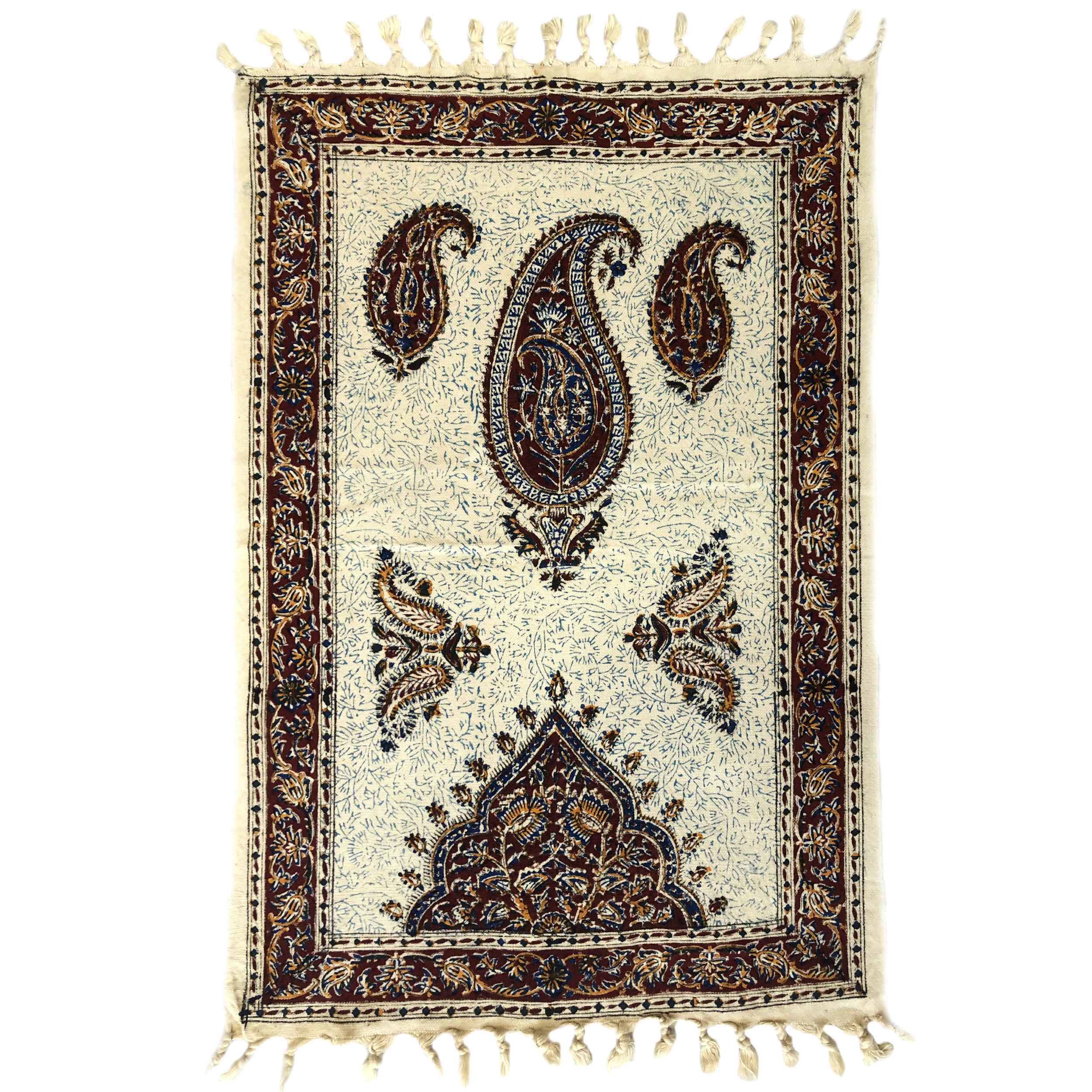 Price and Buy Iranian Tablecloth: Isfahan’s Traditional Kalamkari Block Print Atrin