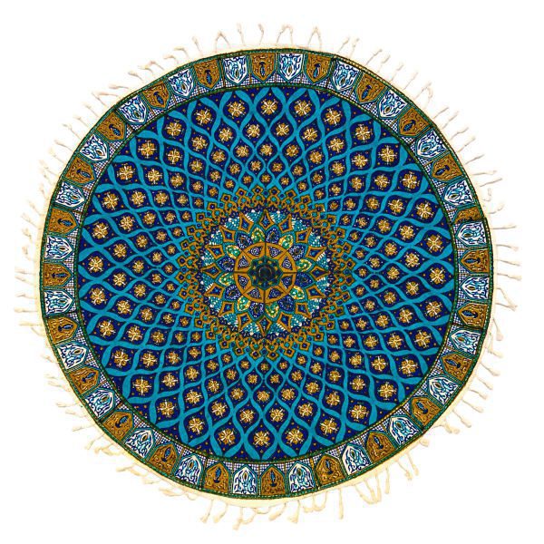 Price and Buy Iranian Tablecloth: Isfahan’s Traditional Kalamkari Block Print Blue Galaxy II_68f6c9b8bc73a.jpeg Price and Buy Iranian Tablecloth: Isfahan’s Traditional Kalamkari Block Print Blue Galaxy II