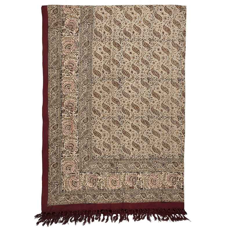 Price and Buy Iranian Tablecloth: Isfahan’s Traditional Kalamkari Block Print Ctara
