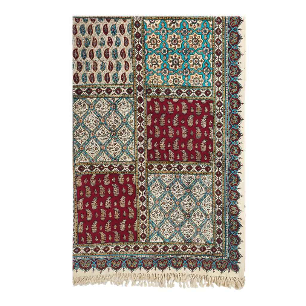 Price and Buy Iranian Tablecloth: Isfahan’s Traditional Kalamkari Block Print Haghani - Image 3