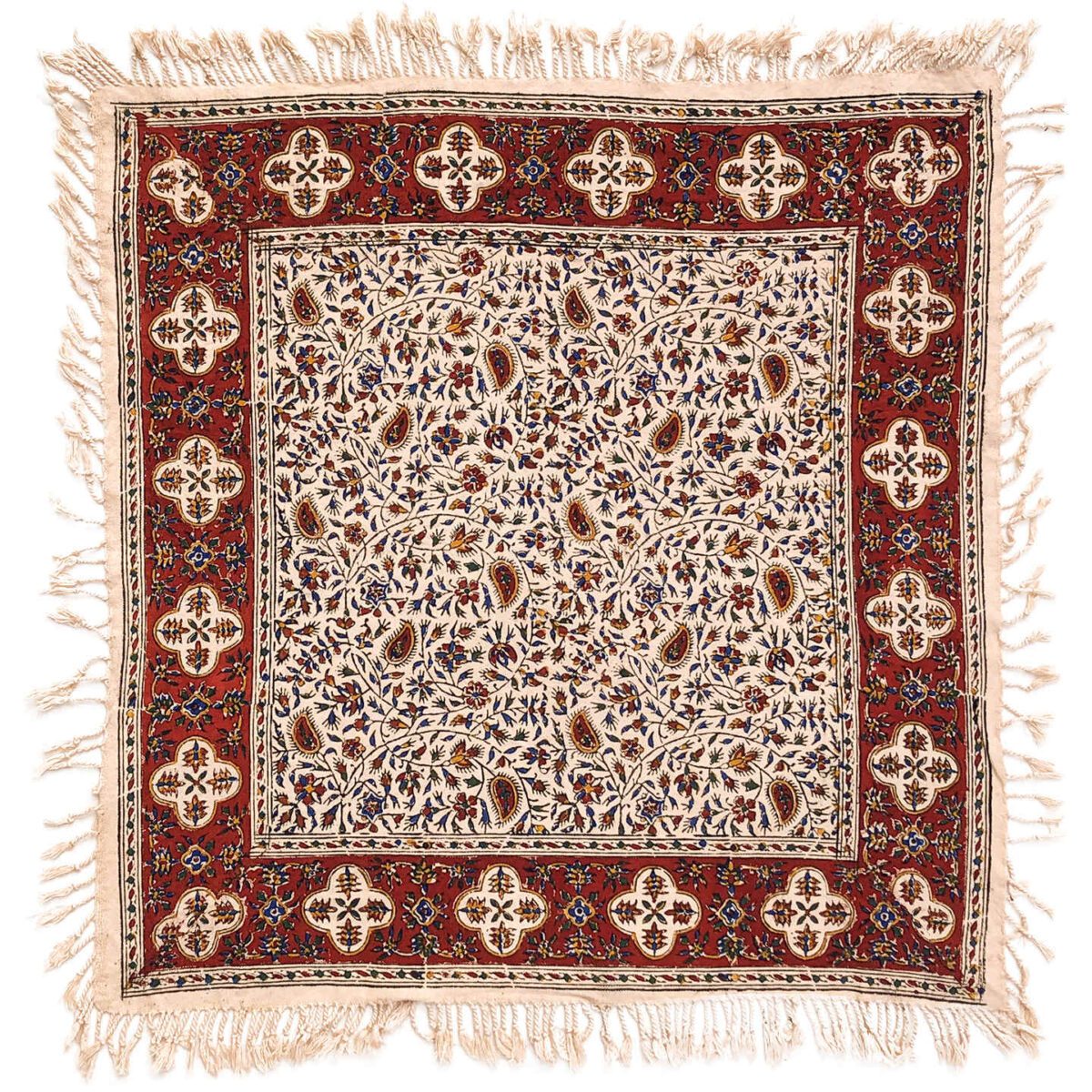 Price and Buy Iranian Tablecloth: Isfahan’s Traditional Kalamkari Block Print Hamta