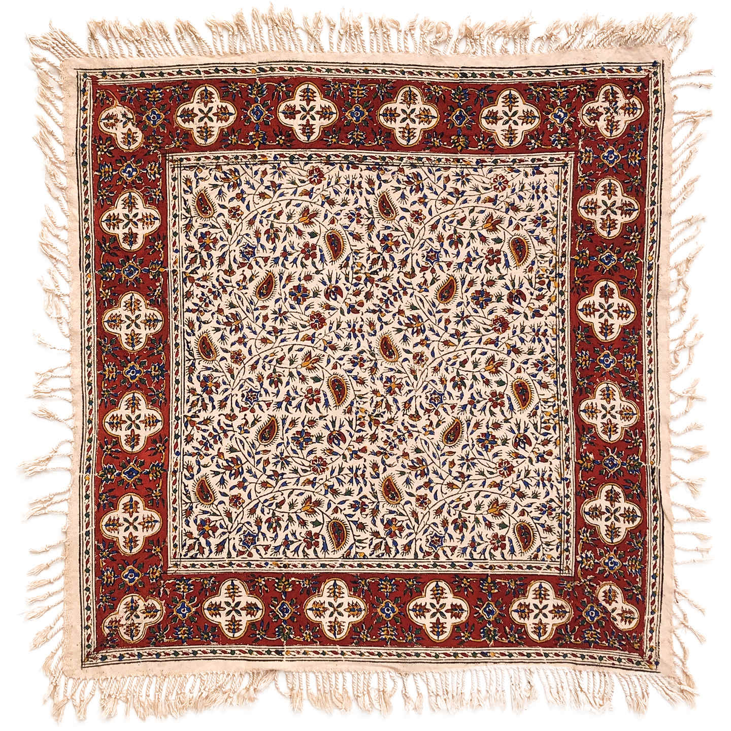 Price and Buy Iranian Tablecloth: Isfahan’s Traditional Kalamkari Block Print Hamta