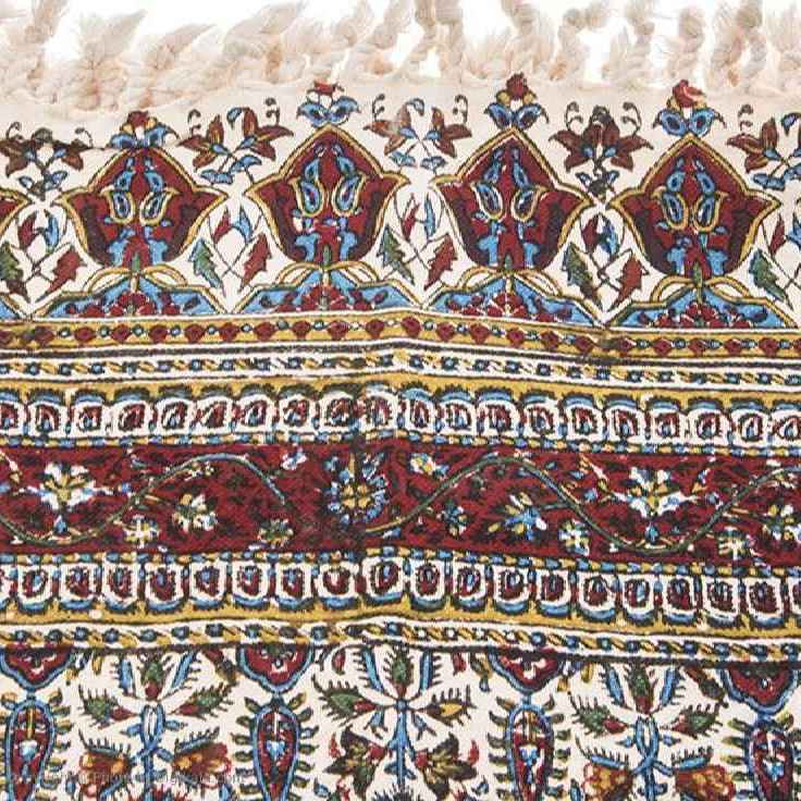 Price and Buy Iranian Tablecloth: Isfahan’s Traditional Kalamkari Block Print Iblue - Image 3