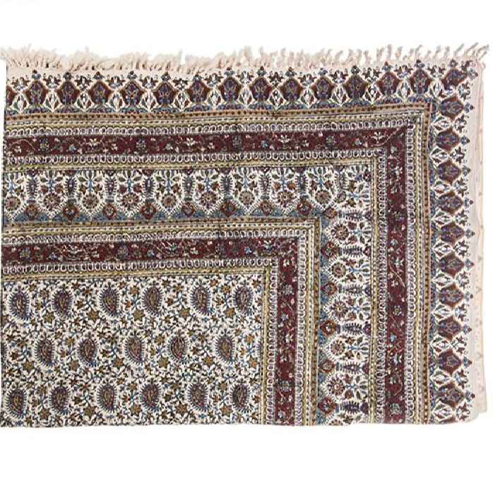 Price and Buy Iranian Tablecloth: Isfahan’s Traditional Kalamkari Block Print Iblue - Image 5