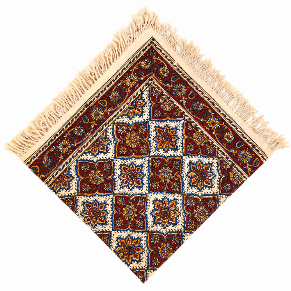 Price and Buy Iranian Tablecloth: Isfahan’s Traditional Kalamkari Block Print Kheshti