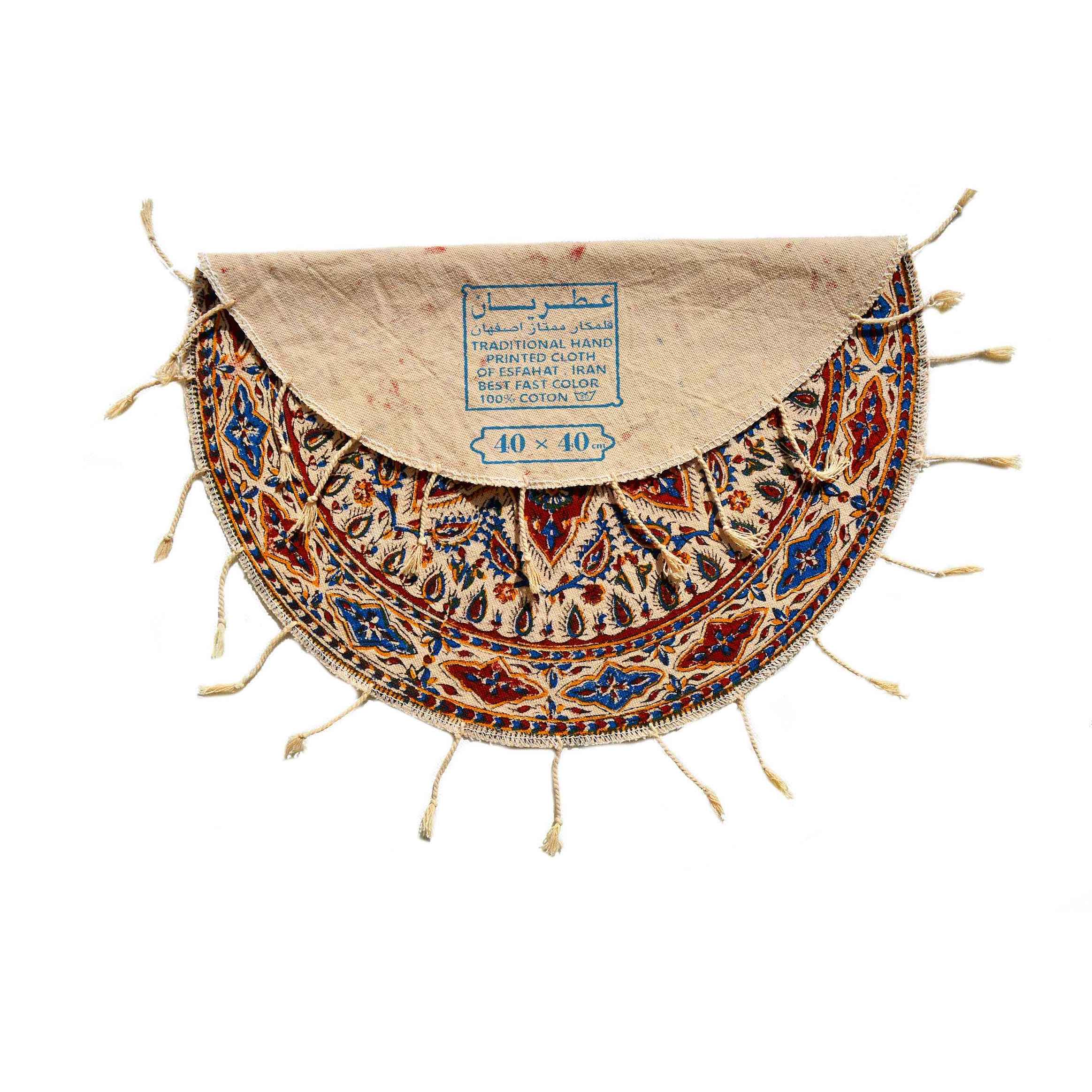 Price and Buy Iranian Tablecloth: Isfahan’s Traditional Kalamkari Block Print Khorshid I - Image 3