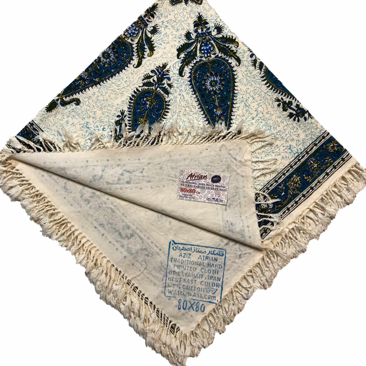 Price and Buy Iranian Tablecloth: Isfahan’s Traditional Kalamkari Block Print Khorshidi - Image 3