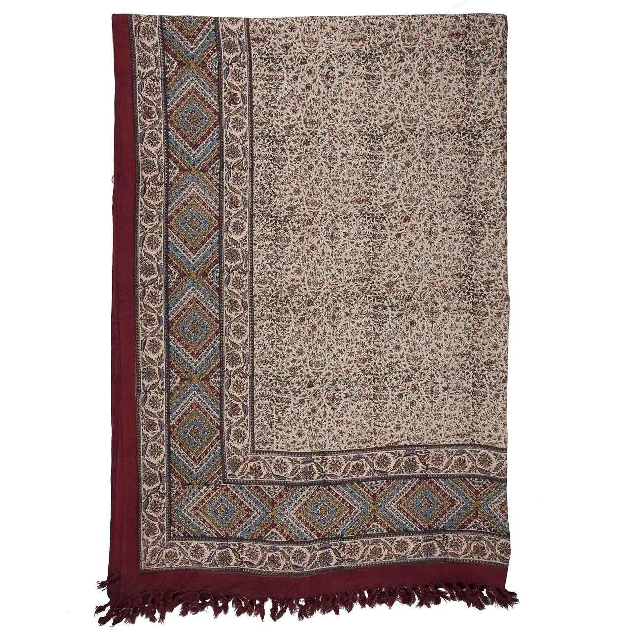 Price and Buy Iranian Tablecloth: Isfahan’s Traditional Kalamkari Block Print Milana