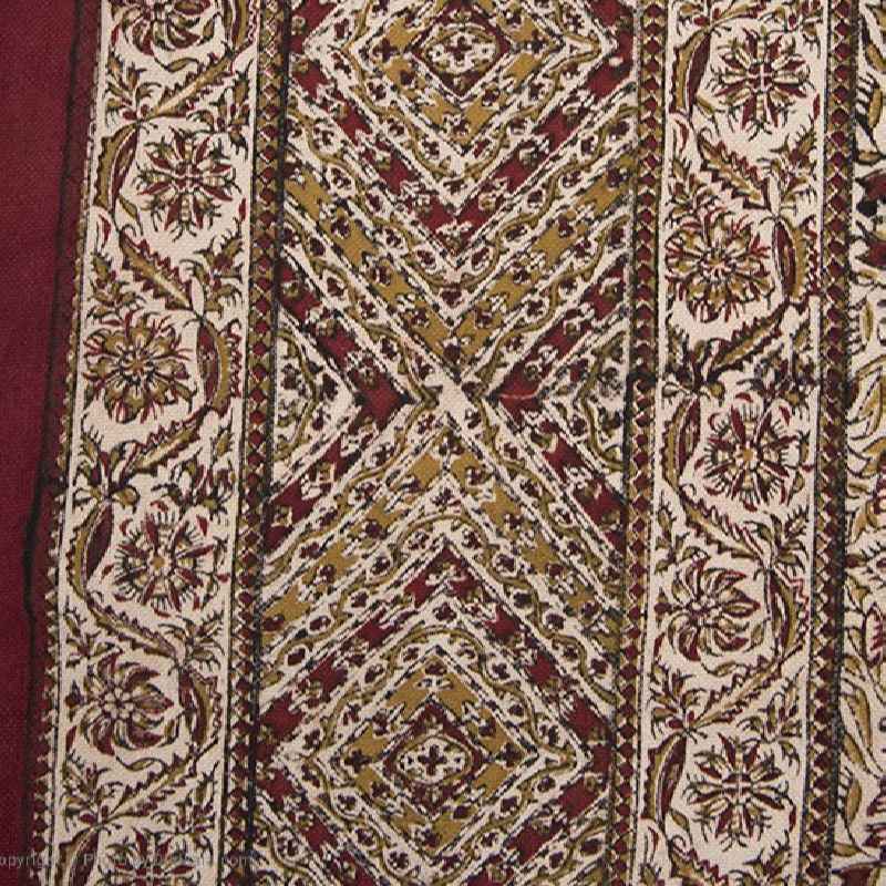 Price and Buy Iranian Tablecloth: Isfahan’s Traditional Kalamkari Block Print Milana - Image 3