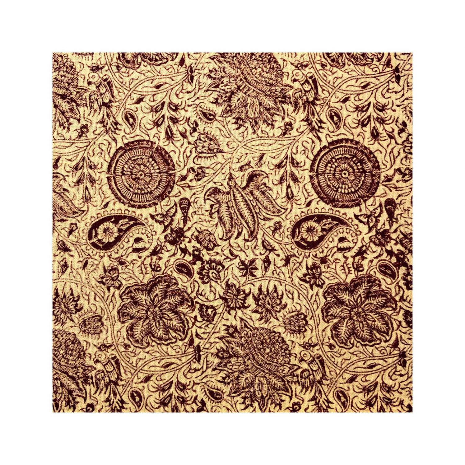Price and Buy Iranian Tablecloth: Isfahan’s Traditional Kalamkari Block Print Ronas - Image 4
