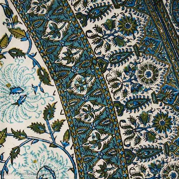 Price and Buy Iranian Tablecloth: Isfahan’s Traditional Kalamkari Block Print Taban - Image 5