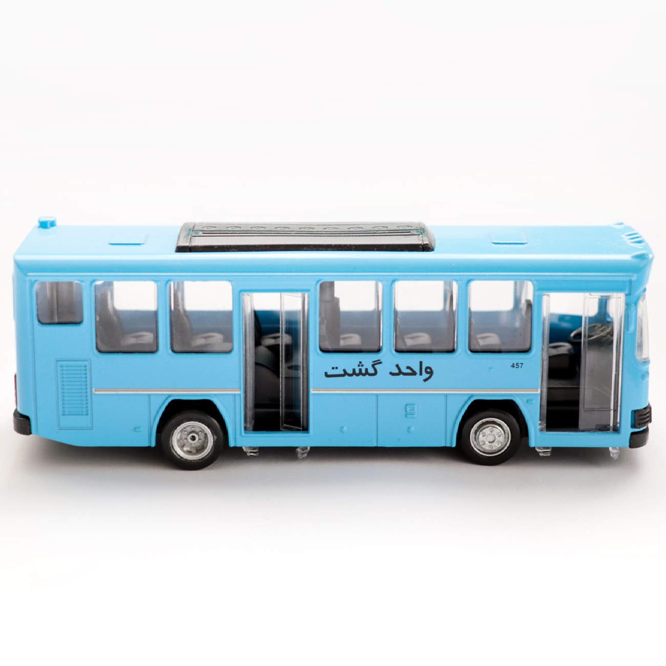 Price and Buy Iranian Toy Bus Diecast Battery-Operated Blue - Image 4