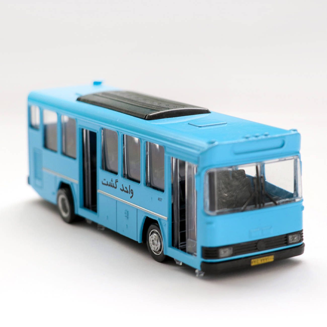 Price and Buy Iranian Toy Bus Diecast Battery-Operated Blue - Image 6