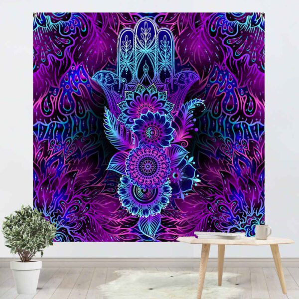 Price and Buy Islamic Abstract Hamsa Tapestry Wall Hanging