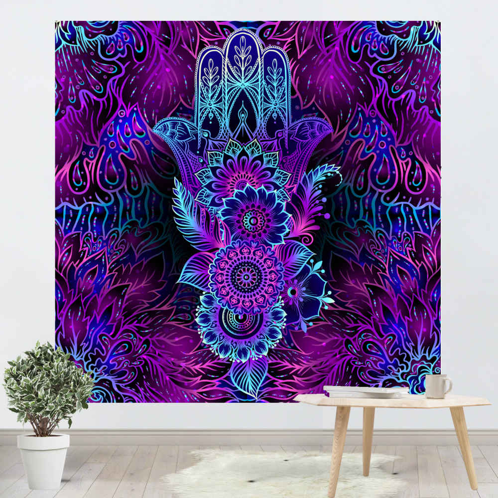 Price and Buy Islamic Abstract Hamsa Tapestry Wall Hanging