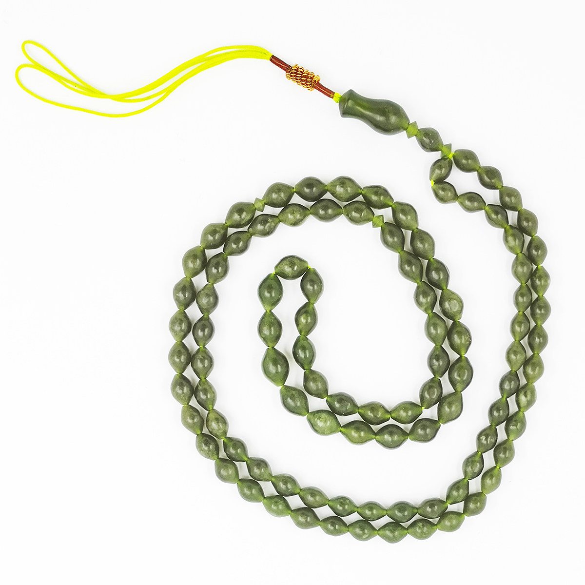 Price and Buy Islamic Afghan Shah Maghsoud Rosary Crafted with 101 Prayer Beads Tasbih Green