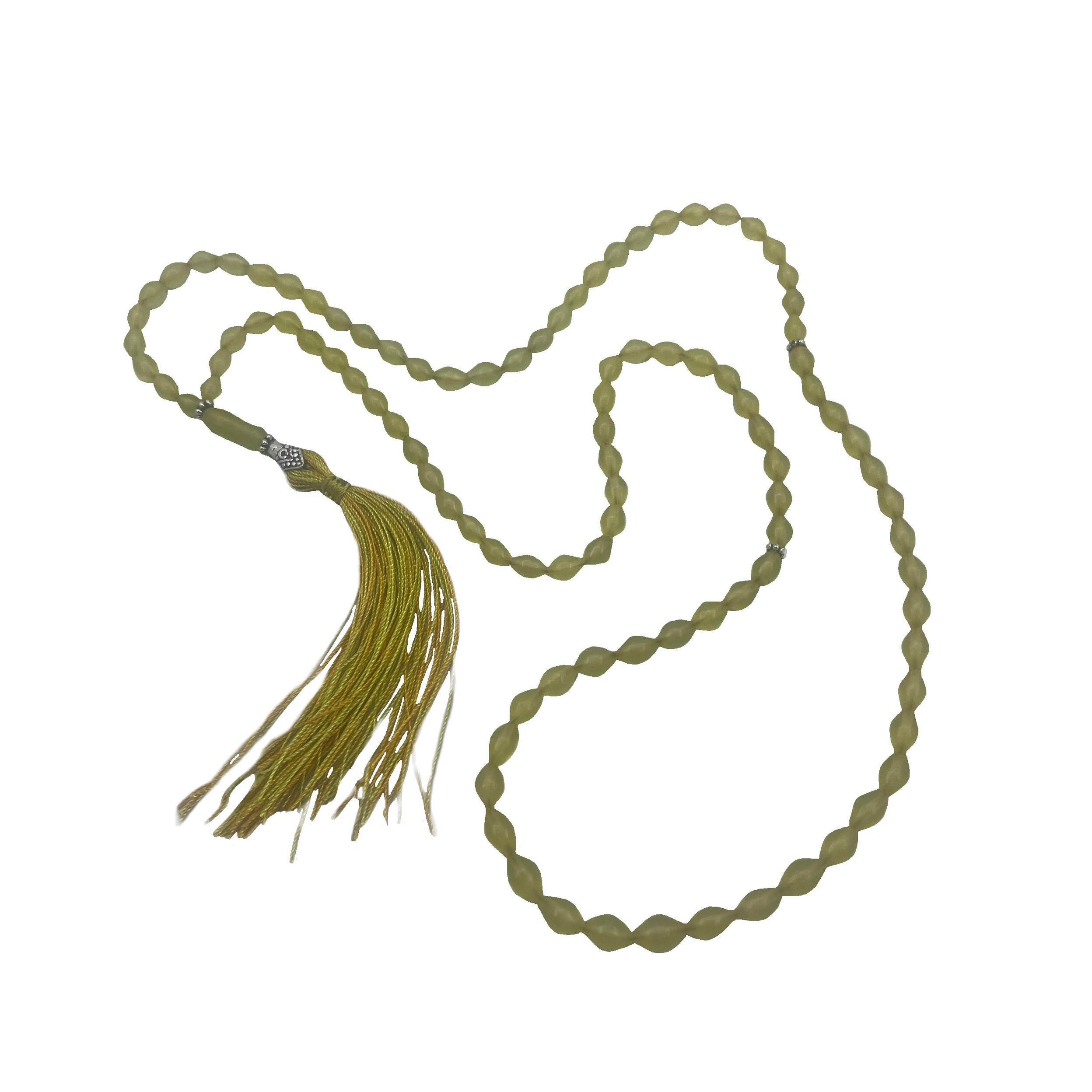 Price and Buy Islamic Afghan Shah Maghsoud Rosary Crafted with 101 Prayer Beads Tasbih Yellow