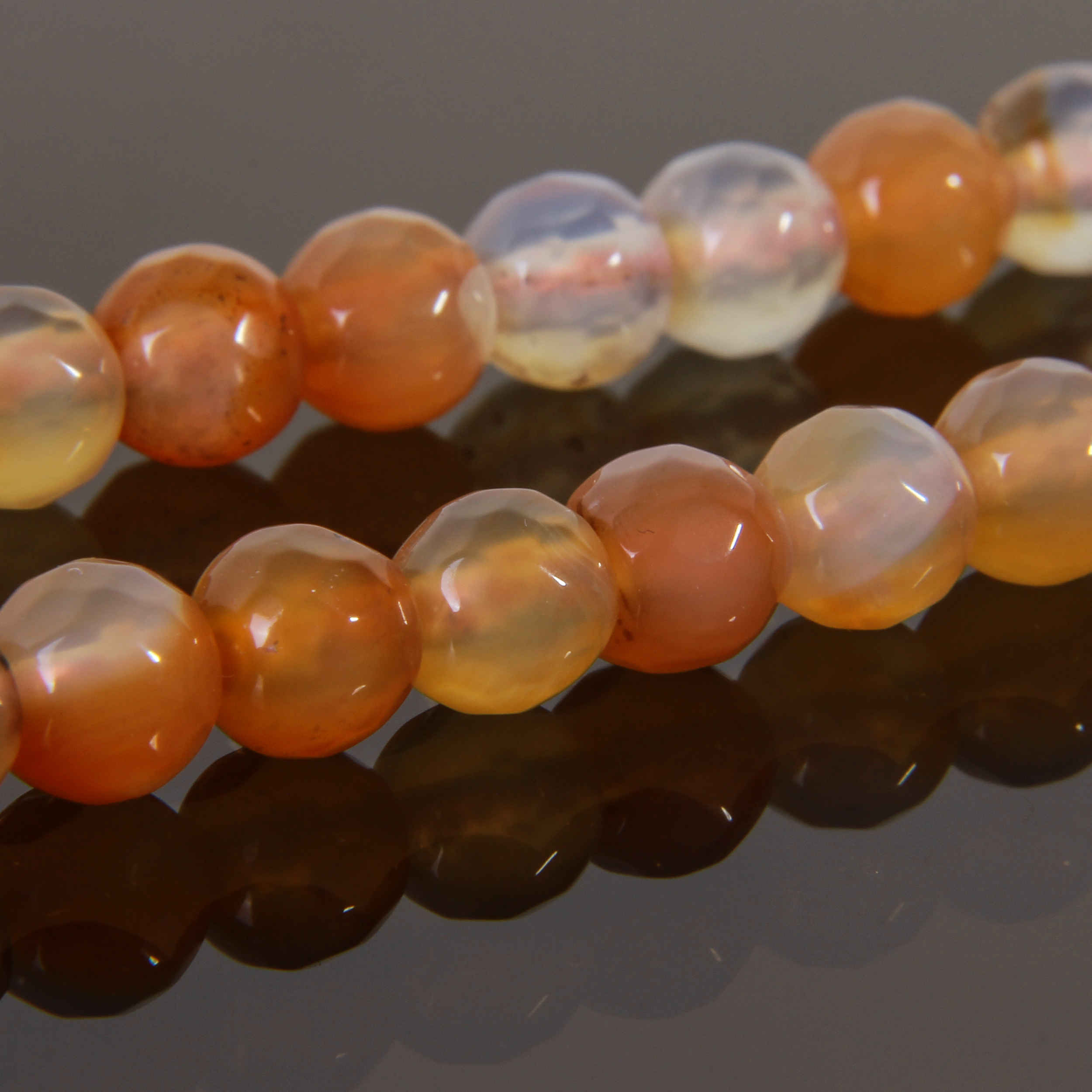 Price and Buy Islamic Agate Rosary Crafted with 101 Prayer Beads Tasbih Orange - Image 3