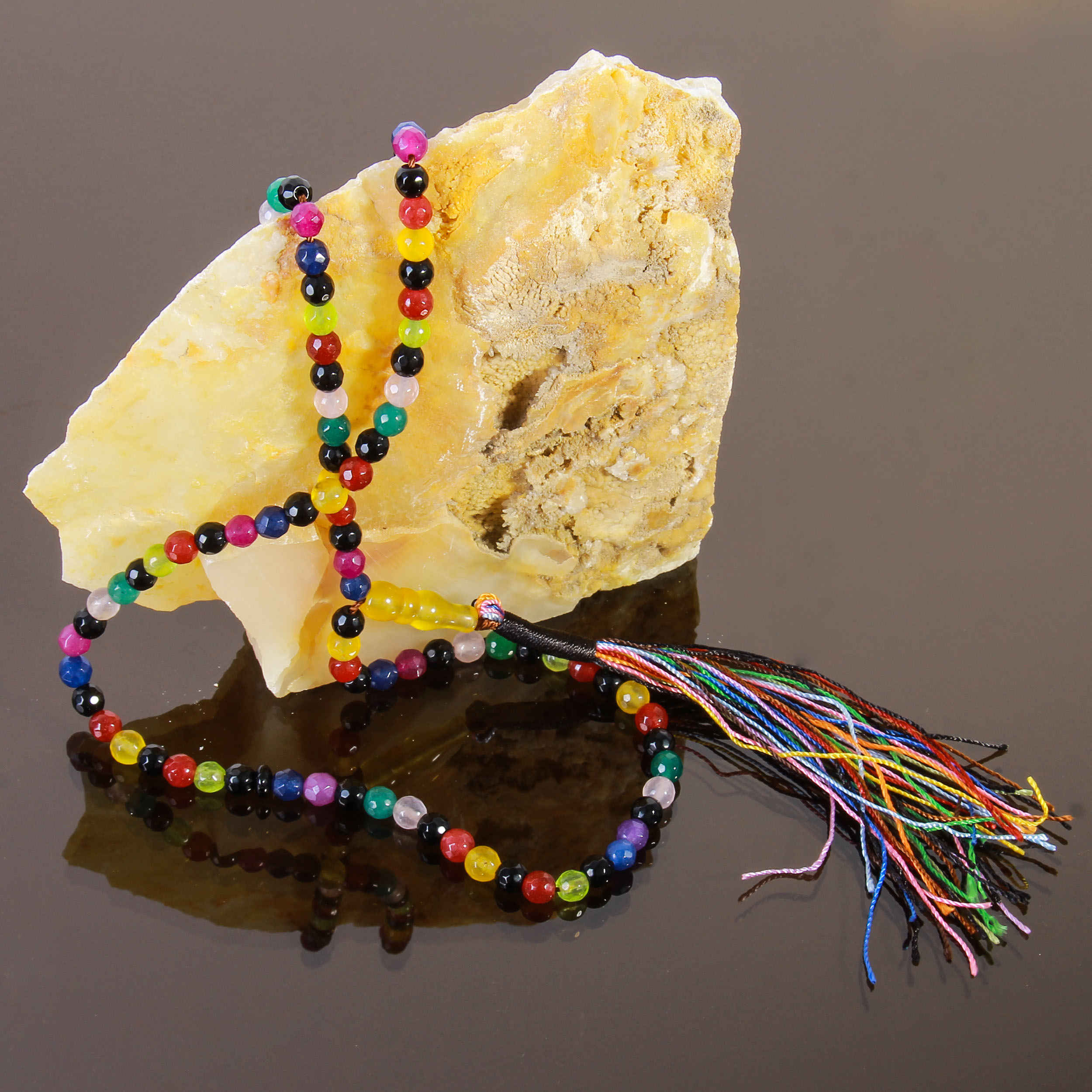 Price and Buy Islamic Agate Rosary Crafted with 101 Prayer Beads Tasbih Umm ul-Banin - Image 4