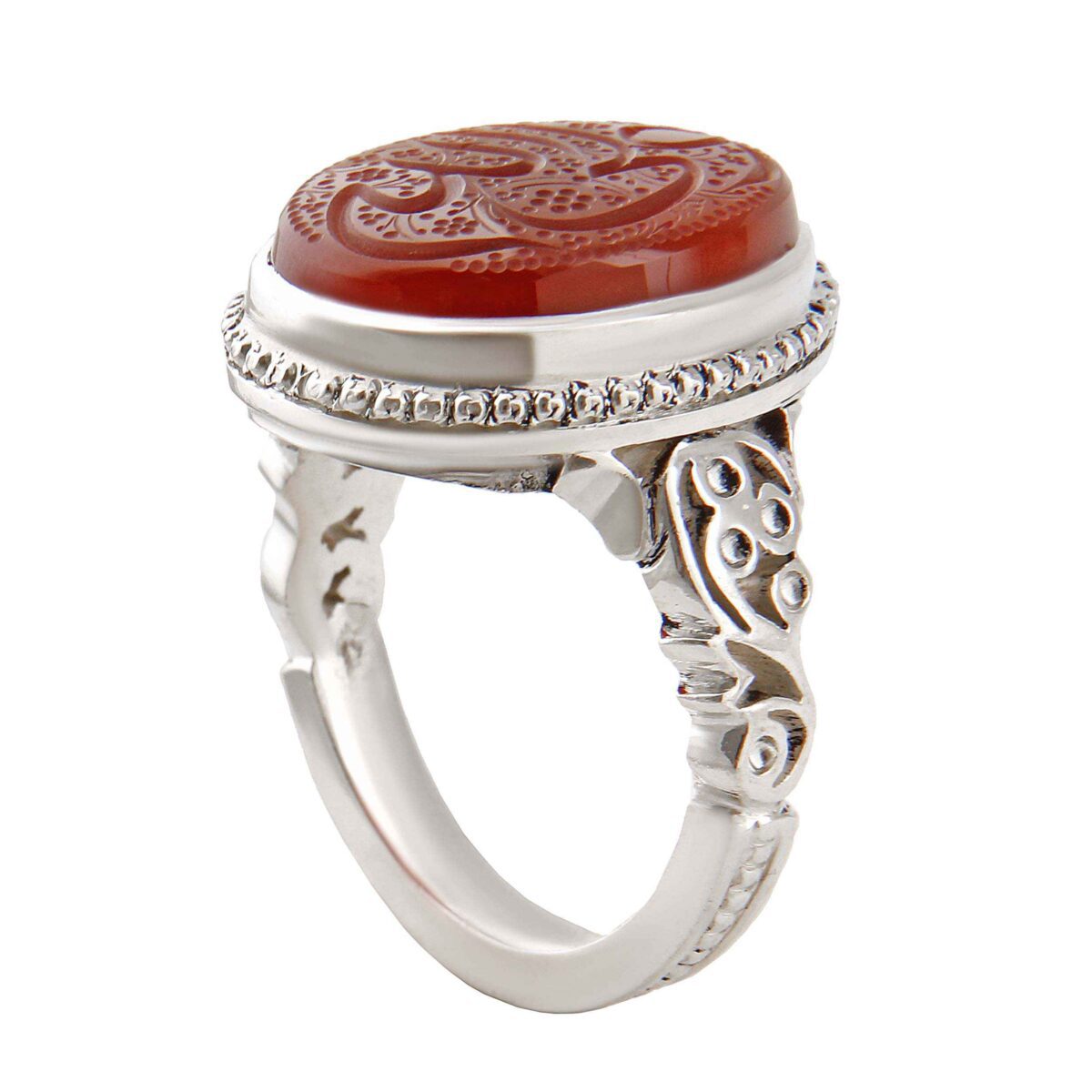 Price and Buy Islamic Agate Silver Ring for Men Elegance Handcrafted Wali Allah