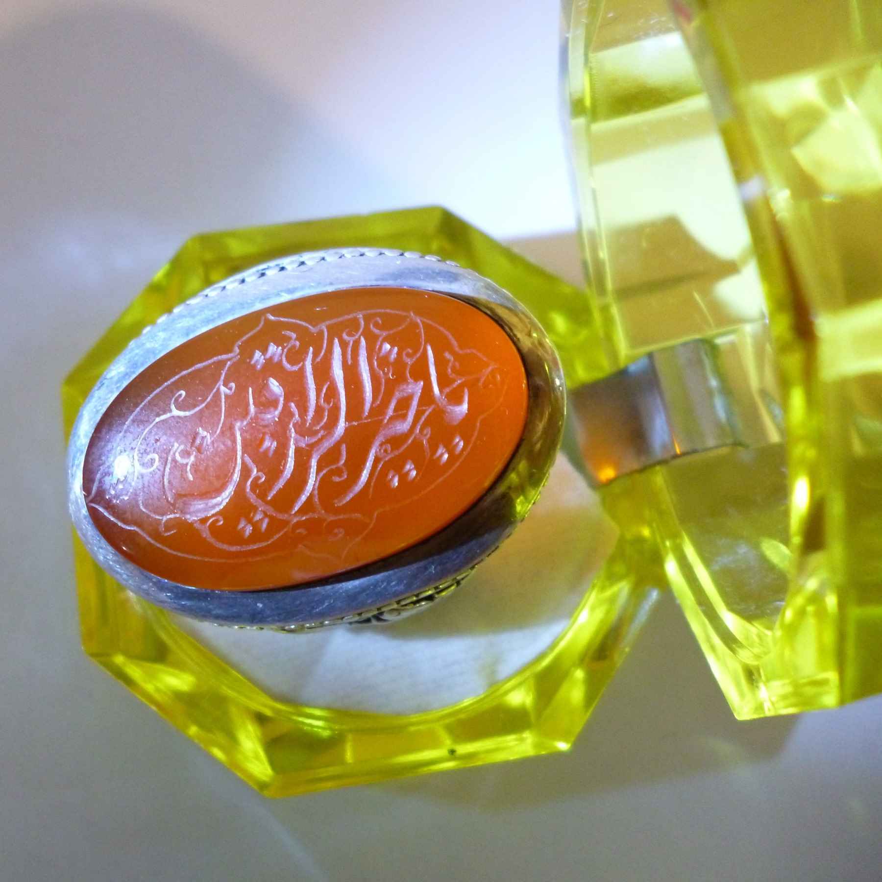 Price and Buy Islamic Agate Silver Ring for Men Elegance - Image 3