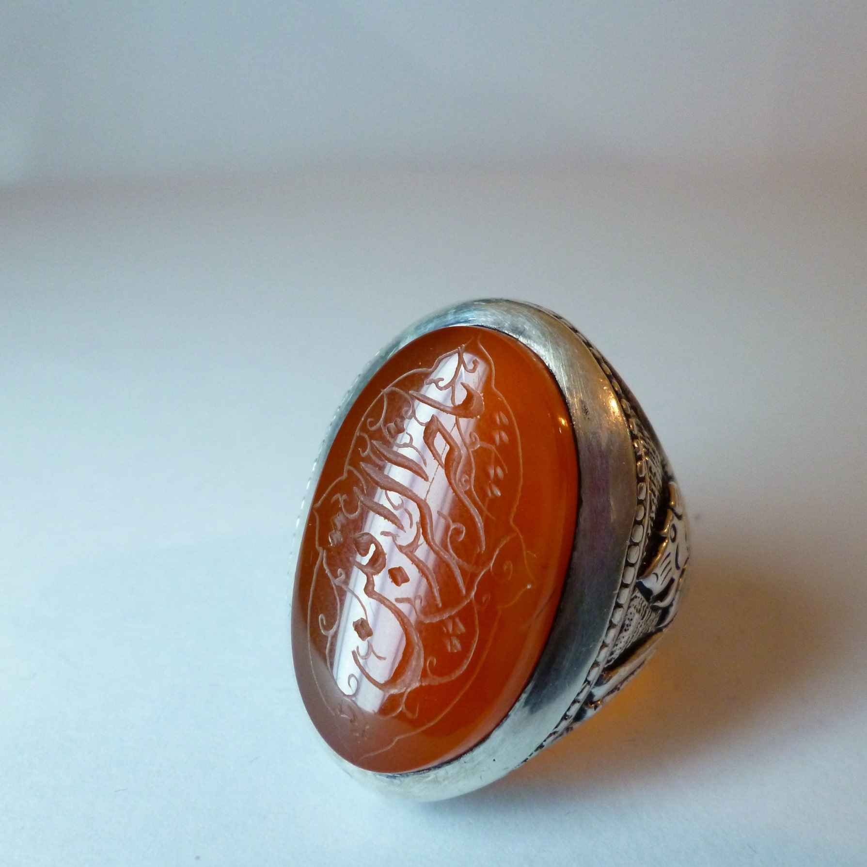 Price and Buy Islamic Agate Silver Ring for Men Elegance - Image 4