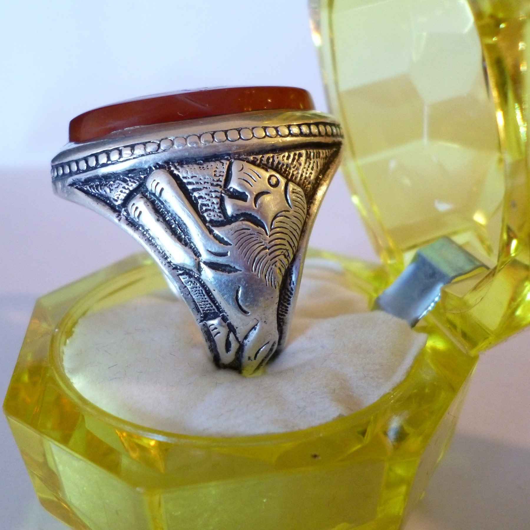 Price and Buy Islamic Agate Silver Ring for Men Elegance - Image 5