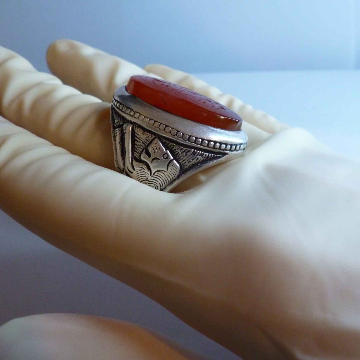 Price and Buy Islamic Agate Silver Ring for Men Elegance - Image 7