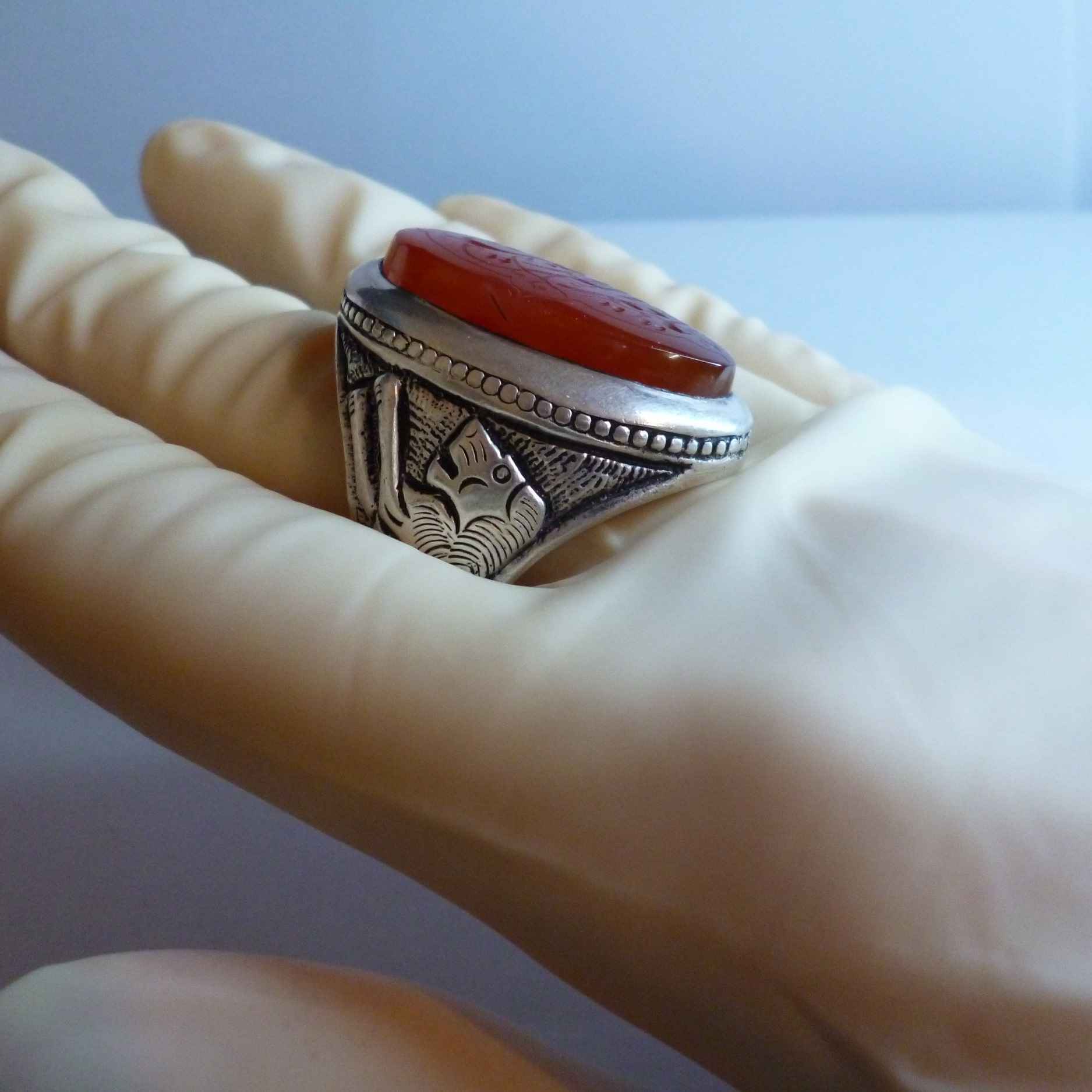 Price and Buy Islamic Agate Silver Ring for Men Elegance - Image 7