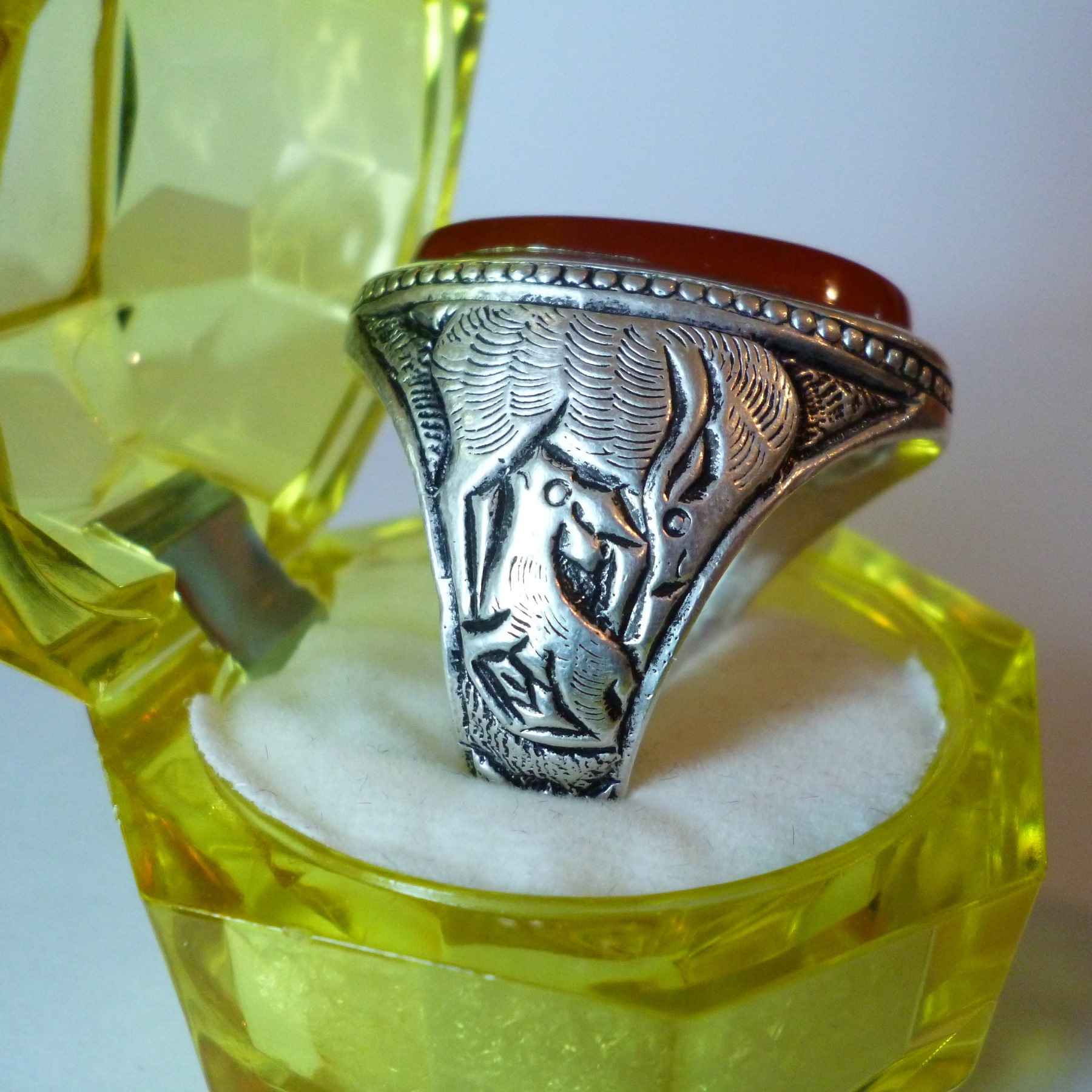 Price and Buy Islamic Agate Silver Ring for Men Elegance - Image 8