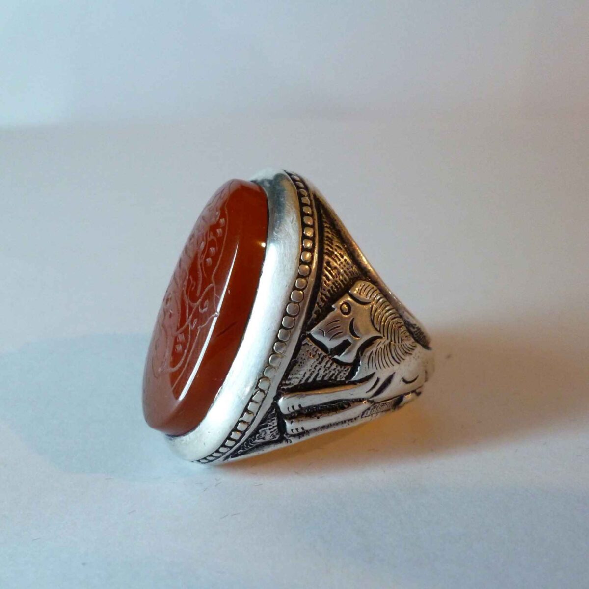Price and Buy Islamic Agate Silver Ring for Men Elegance - Image 9