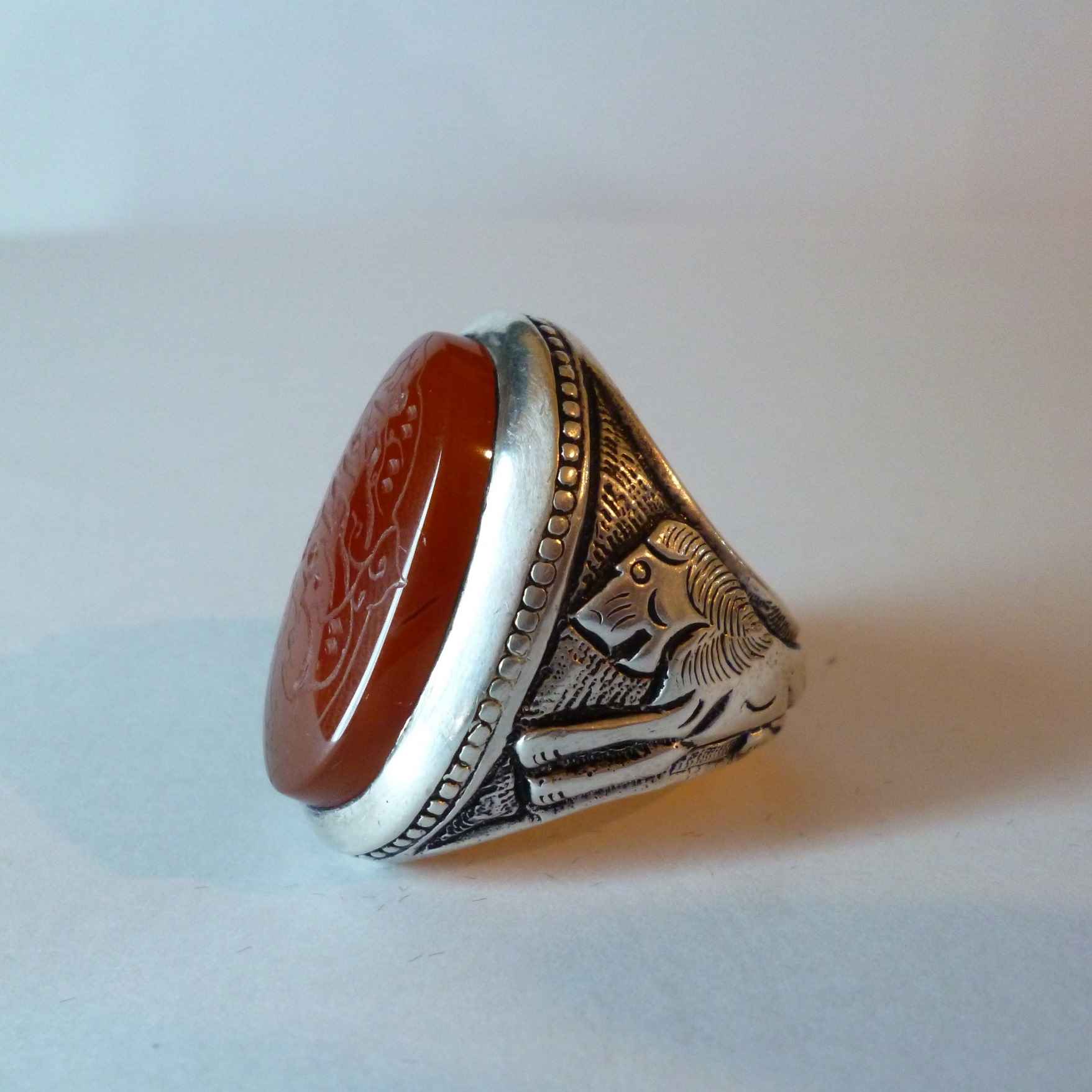 Price and Buy Islamic Agate Silver Ring for Men Elegance - Image 9