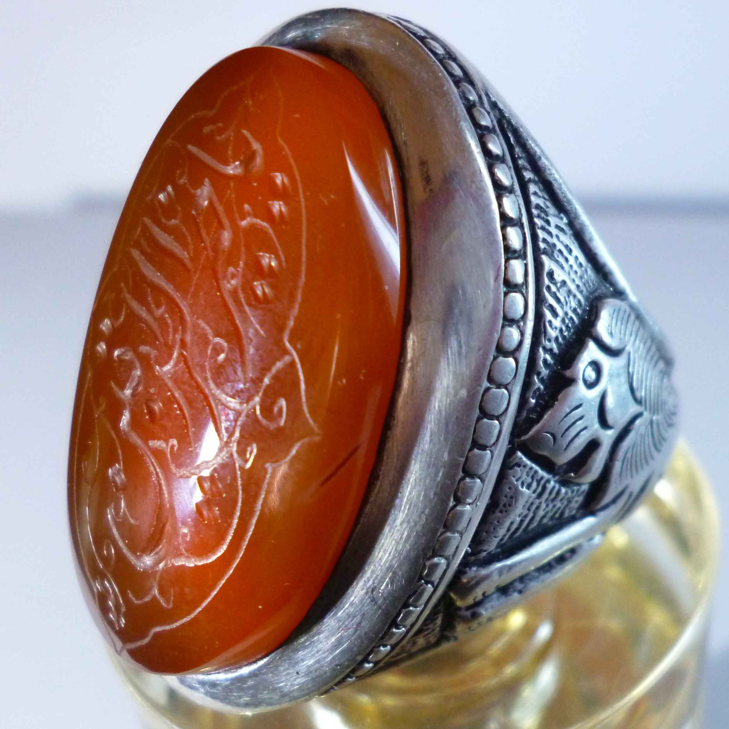 Price and Buy Islamic Agate Silver Ring for Men Elegance - Image 10