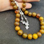 Price and Buy Islamic Amber Rosary Handcrafted Amber Tasbih – Uplifting Lemon Scent - Image 3