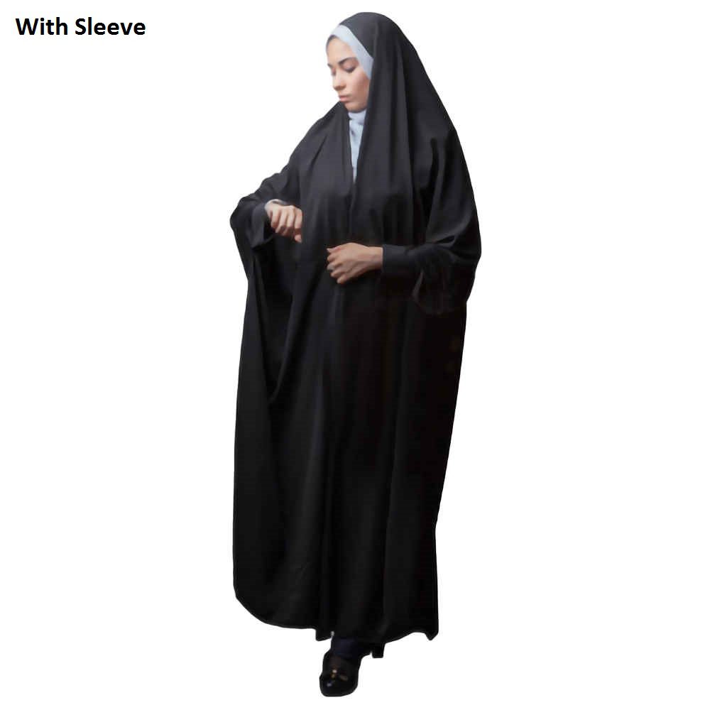 Price and Buy Islamic Arabic Black Chador Abaya Hejab for Women and Praying – Jelveha - Image 5
