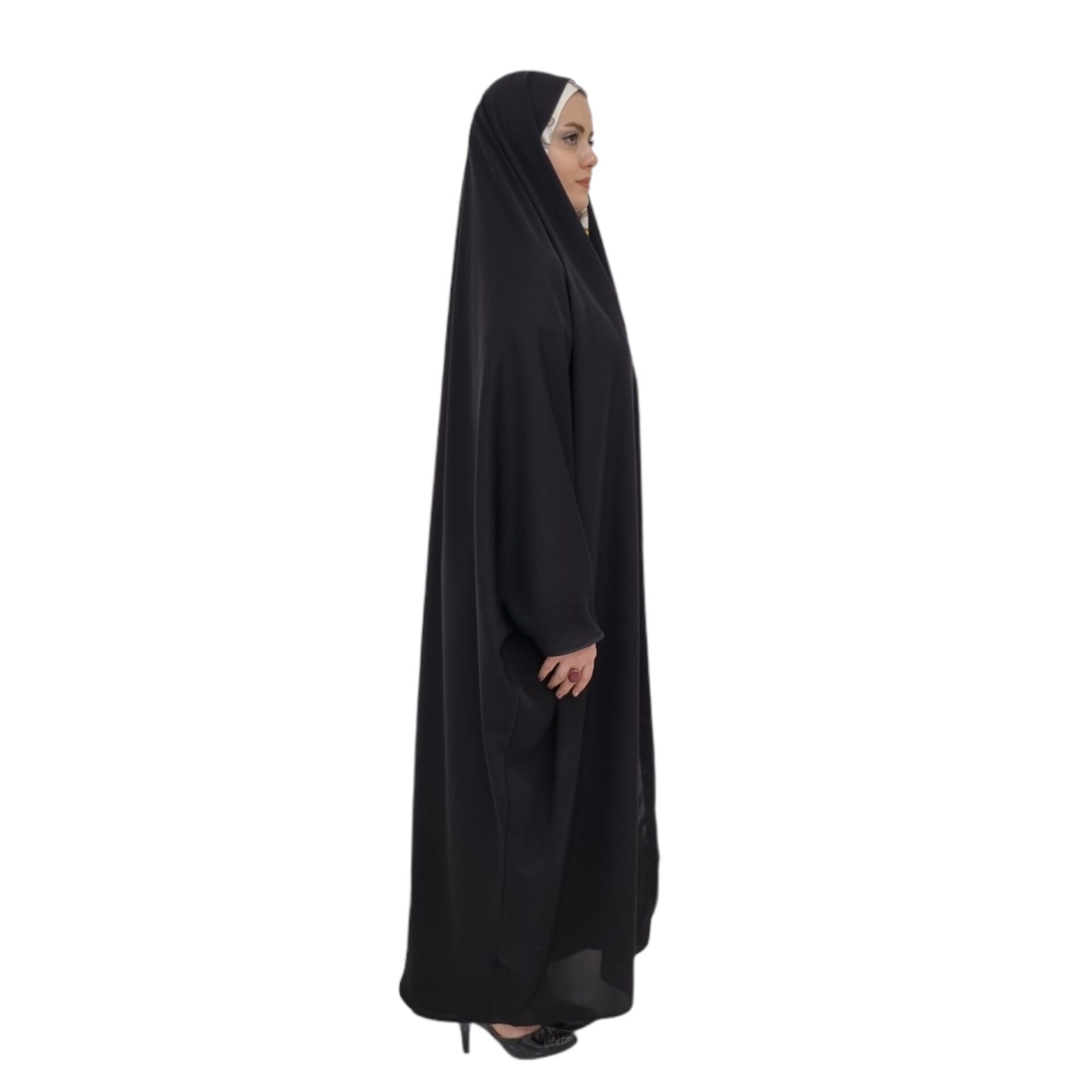 Price and Buy Islamic Arabic Black Chador Abaya Hejab for Women and Praying – Mohseni - Image 3