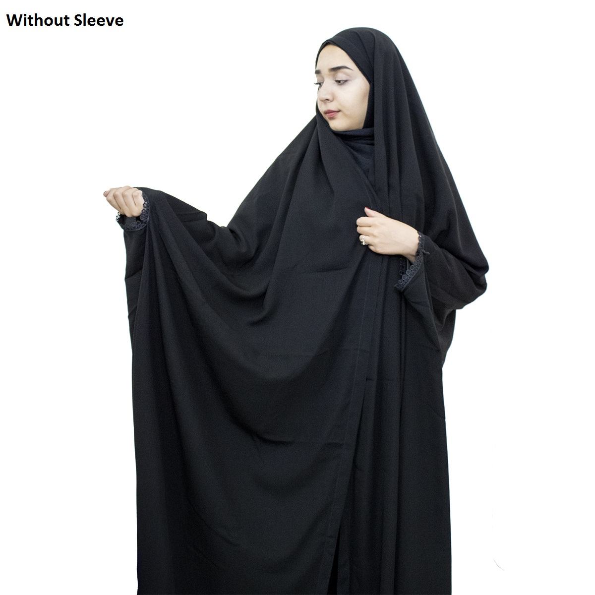 Price and Buy Islamic Arabic Black Chador Abaya Hejab for Women and Praying – Yaman - Image 8