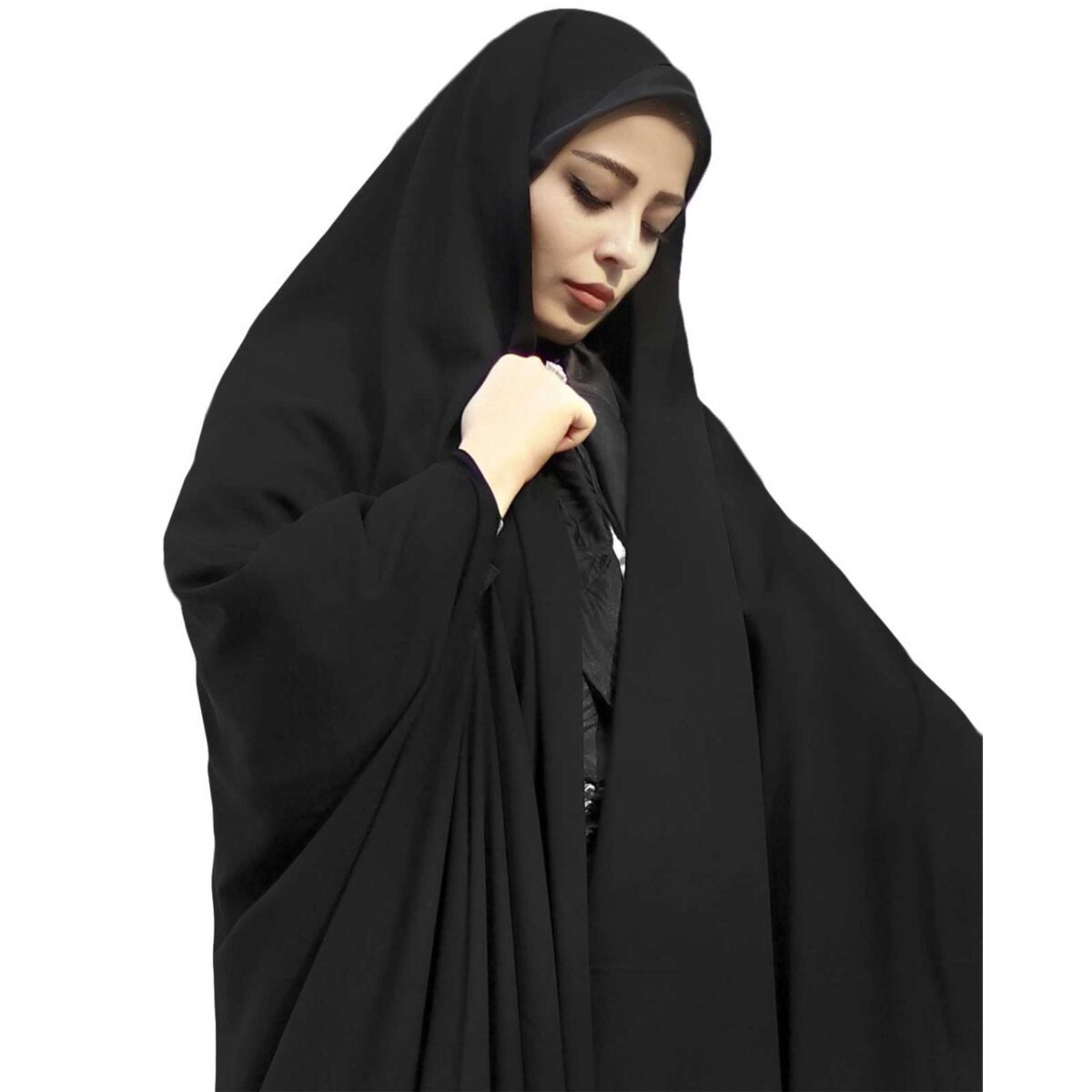Price and Buy Islamic Arabic Black Chador Abaya Hejab for Women and Praying - Image 3