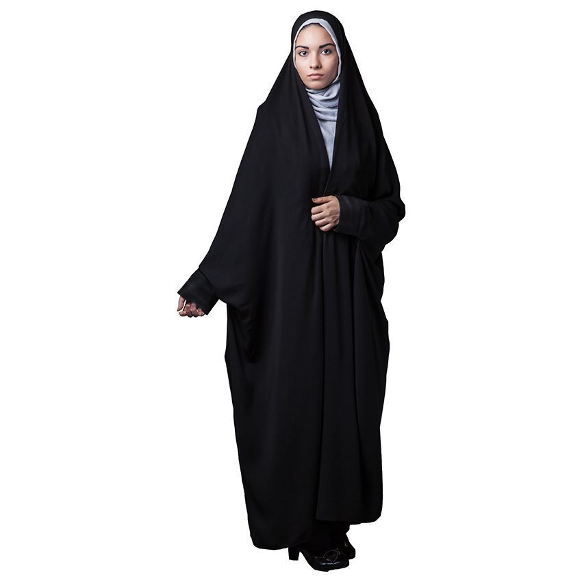 Price and Buy Islamic Arabic Black Chador Abaya Hejab with Sleeves for Women and Praying – Fatemi