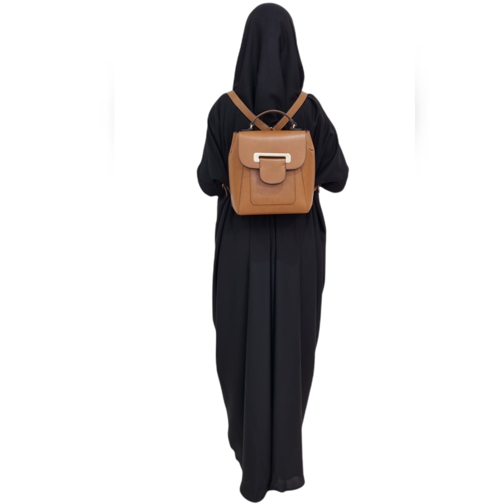 Price and Buy Islamic Arabic Black Chador Abaya Hejab with Sleeves for Women and Praying – Sahar - Image 4