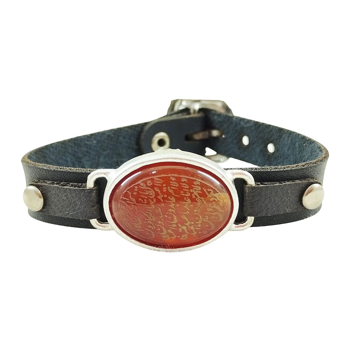 Price and Buy Islamic Bracelet with Leather & Agate Stone Adjustable Surah Al-Kafirun_69002c876d260.jpeg Price and Buy Islamic Bracelet with Leather & Agate Stone Adjustable Surah Al-Kafirun - Image 1