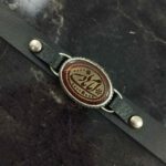 Price and Buy Islamic Bracelet with Leather & Agate Stone for Men - Image 3