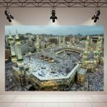 Price and Buy Islamic Canvas Art – Printed Kaaba