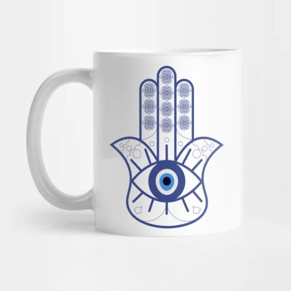 Price and Buy Islamic Ceramic Coffee Mug – Blue Hamsa Hand Pattern_68fe9e3568448.jpeg Price and Buy Islamic Ceramic Coffee Mug – Blue Hamsa Hand Pattern
