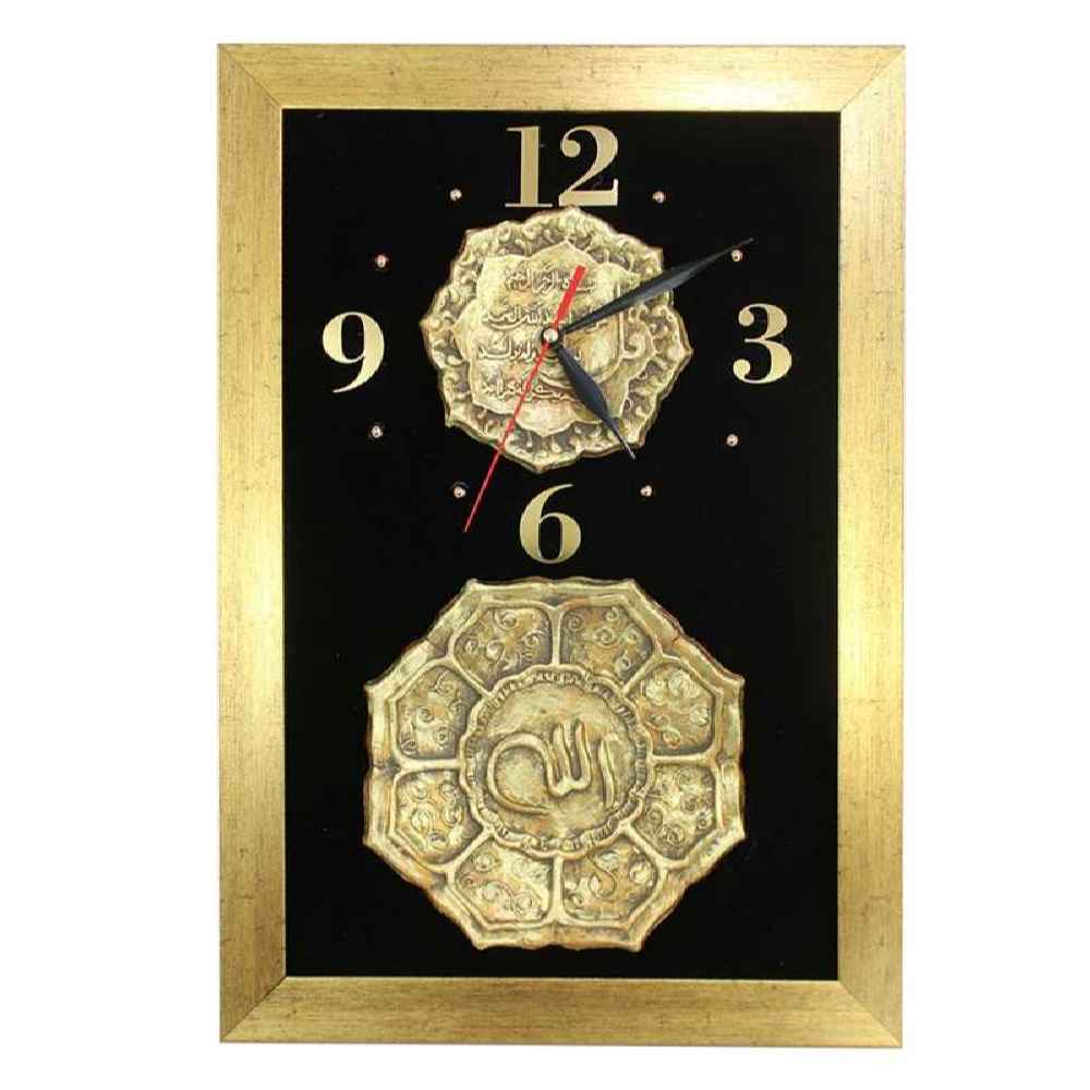 Price and Buy Islamic Decor Clock with Qul Hu Allah Hu Ahad Pottery Tile Design