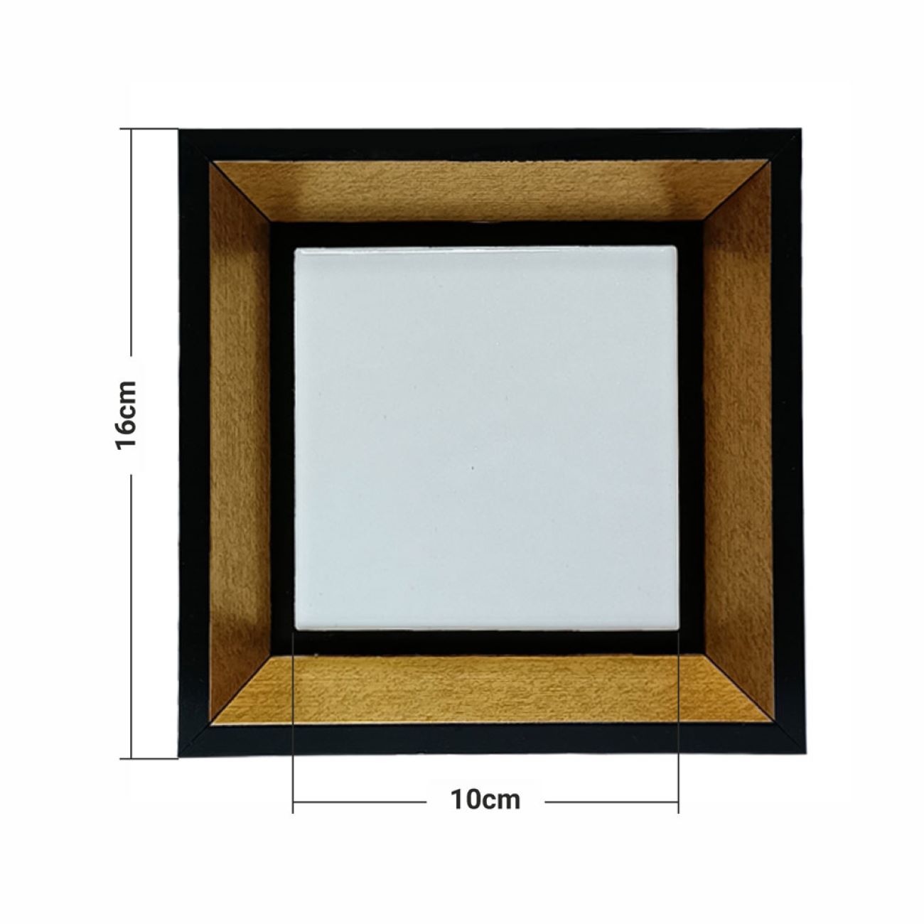 Price and Buy Islamic Decorative Ceramic Tile – Wall Art Surah Al-Hamd in Wooden Frame - Image 5