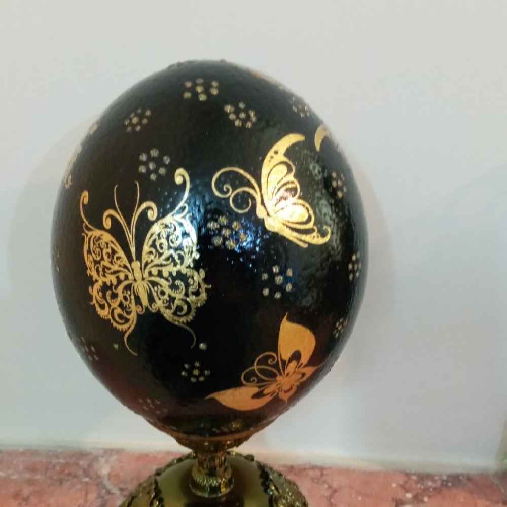 Price and Buy Islamic Decorative Hand Painted Ostrich Egg Shell – Char Qul - Image 3